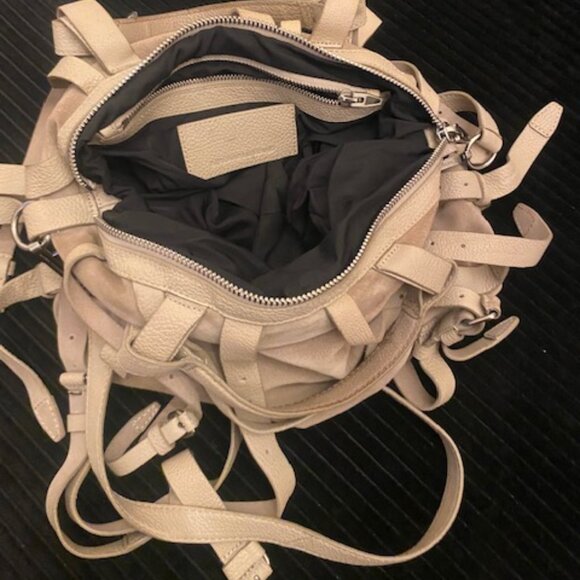 AUTHENTIC`ALEXANDER WANG BUCKLE BAG SATCHEL & DUST BAG..`100% GENUINE SUEDE - Picture 1 of 15
